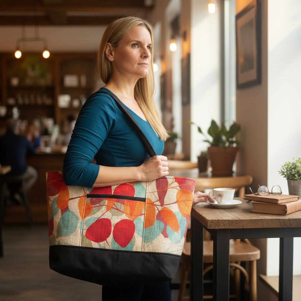 The Sara Weekender Tote Bag Sewing Pattern – PDF Pattern | Large Travel Tote DIY | Instant Download