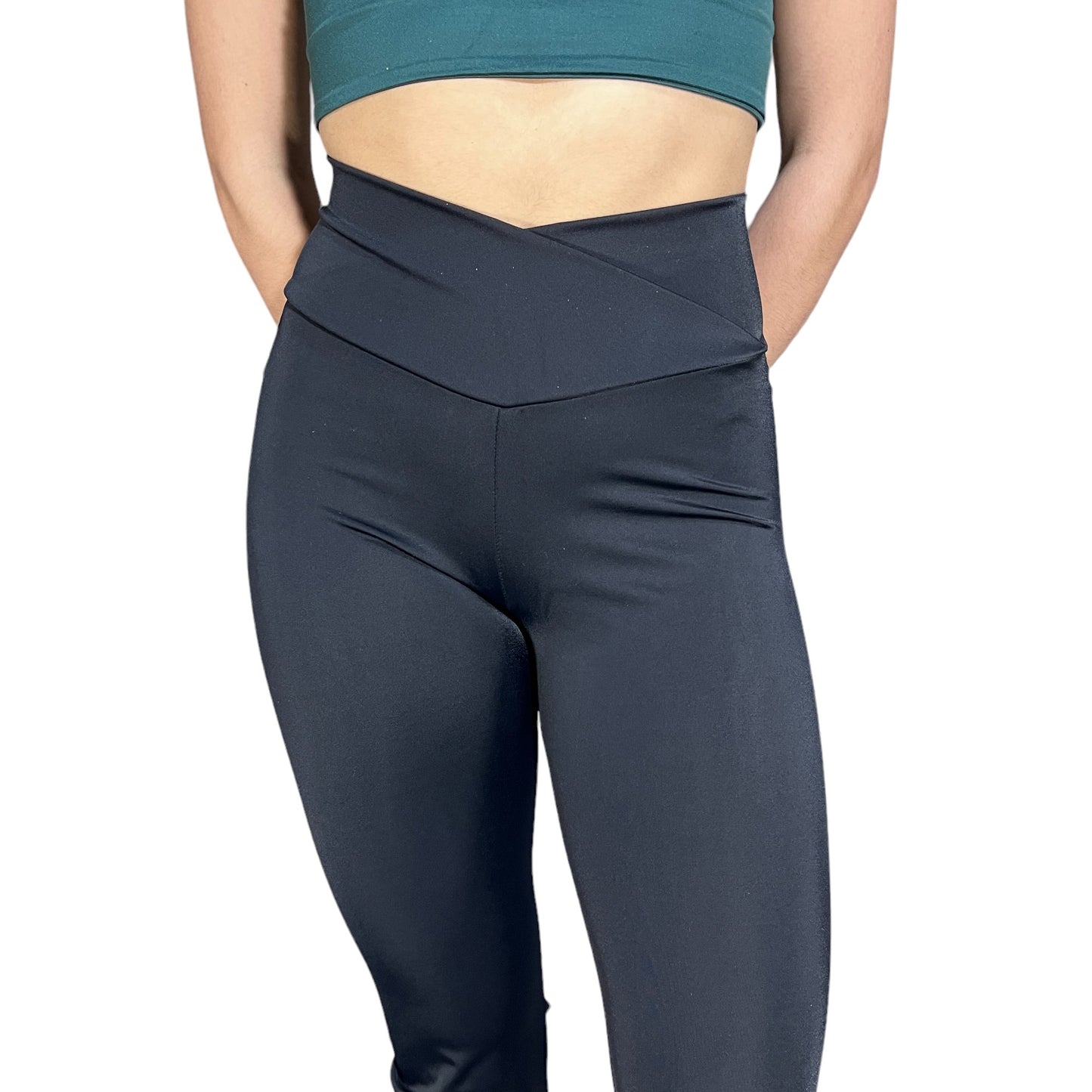 Crossover V-Waist Bootcut Pants PDF Sewing Pattern Download