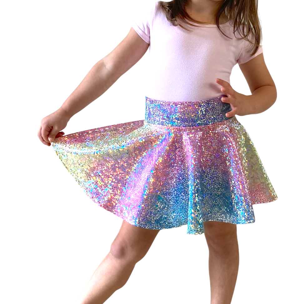 Mommy & Me Circle Skater Skirt Sewing Pattern Bundle | Adult / Child PDF Patterns Instant Download | 4-Way Stretch – Beginner Serger