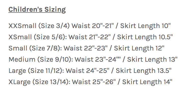 Child Circle Skater Skirt PDF Downloadable Sewing Pattern Beginner
