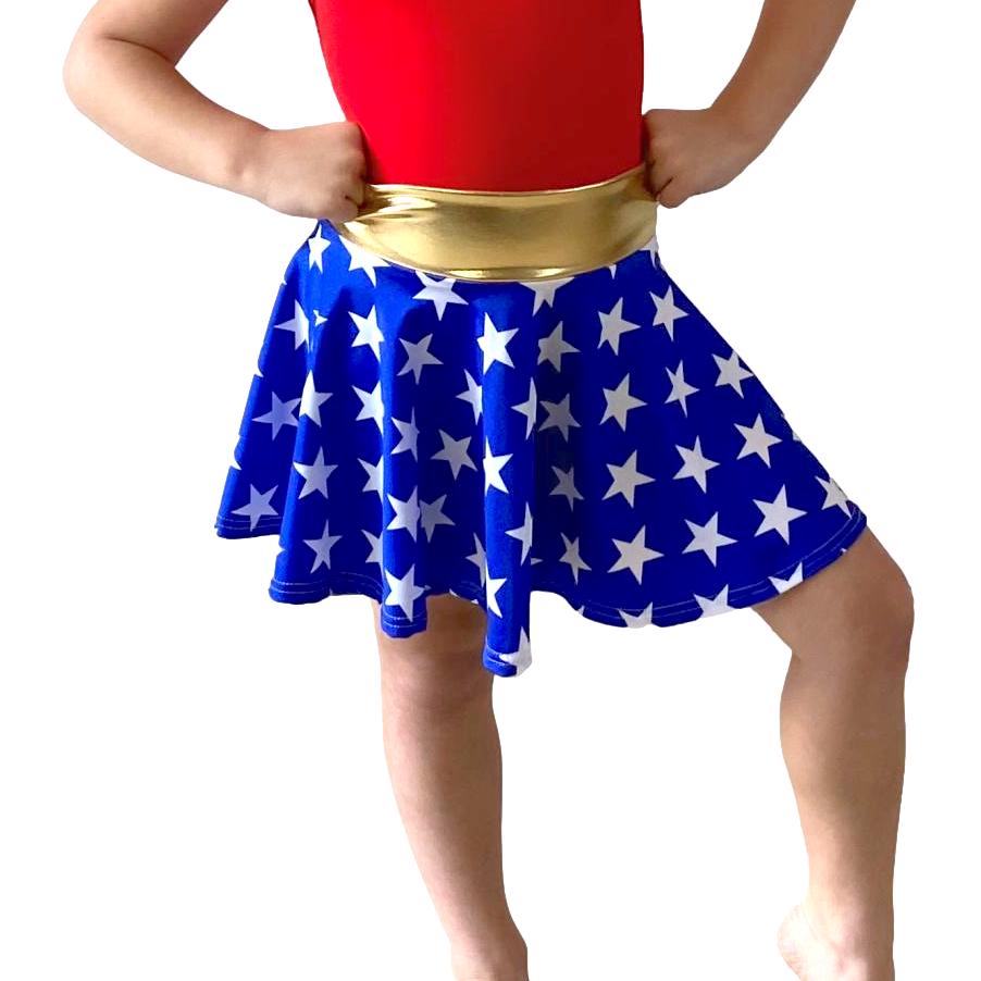 Child Circle Skater Skirt PDF Downloadable Sewing Pattern Beginner