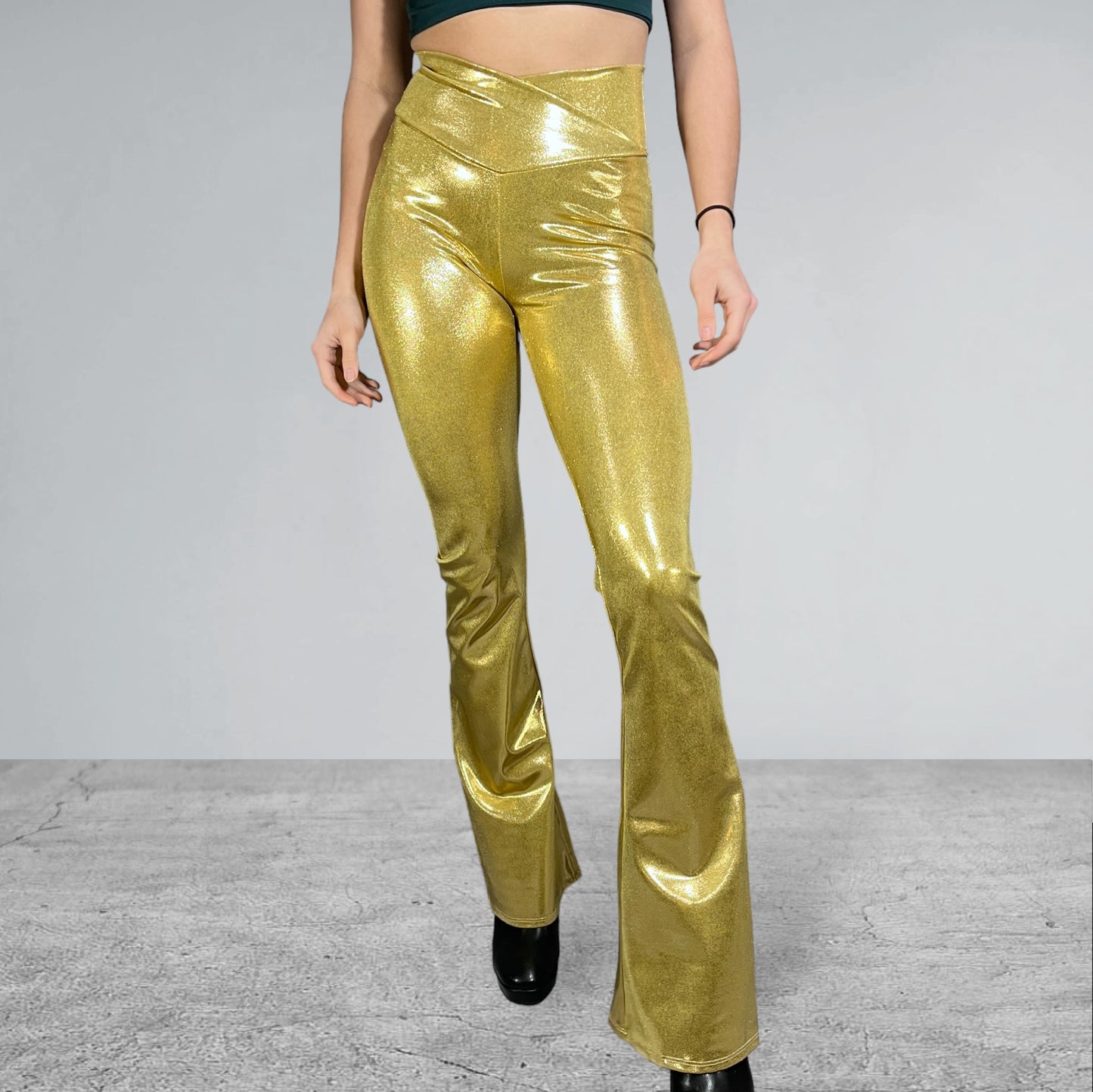 Crossover V-Waist Bootcut Pants PDF Sewing Pattern Download