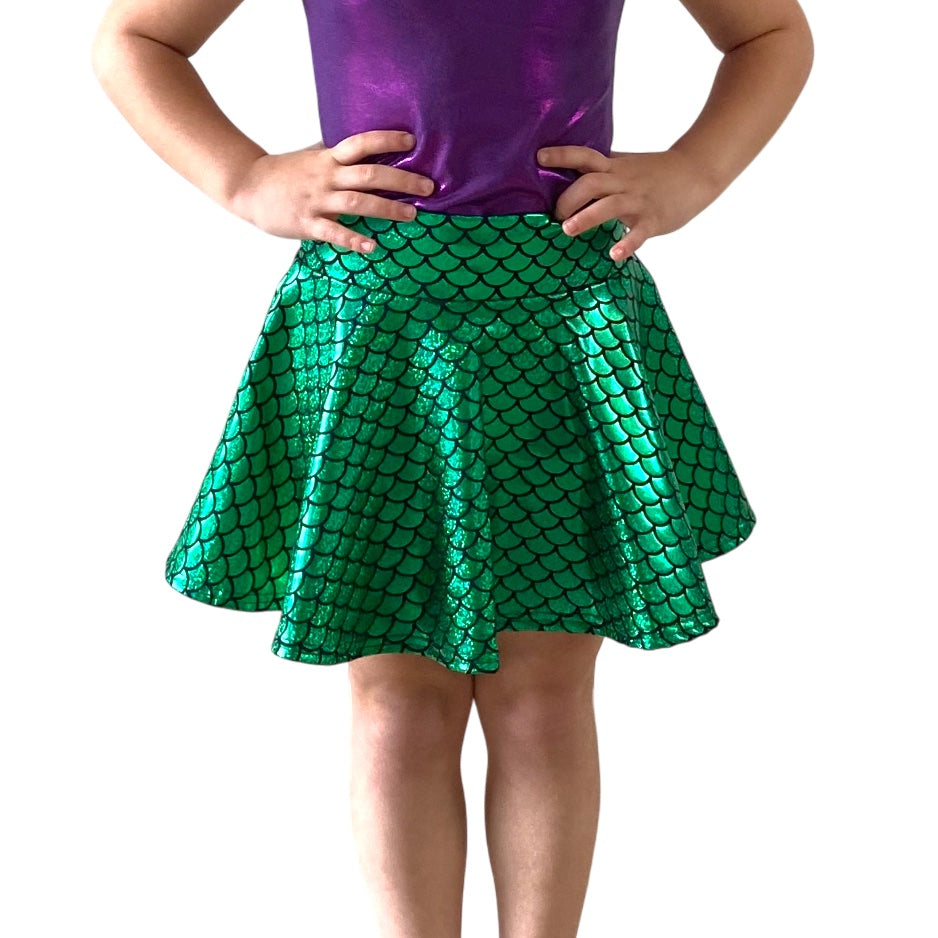 Mommy & Me Circle Skater Skirt Sewing Pattern Bundle | Adult / Child PDF Patterns Instant Download | 4-Way Stretch – Beginner Serger